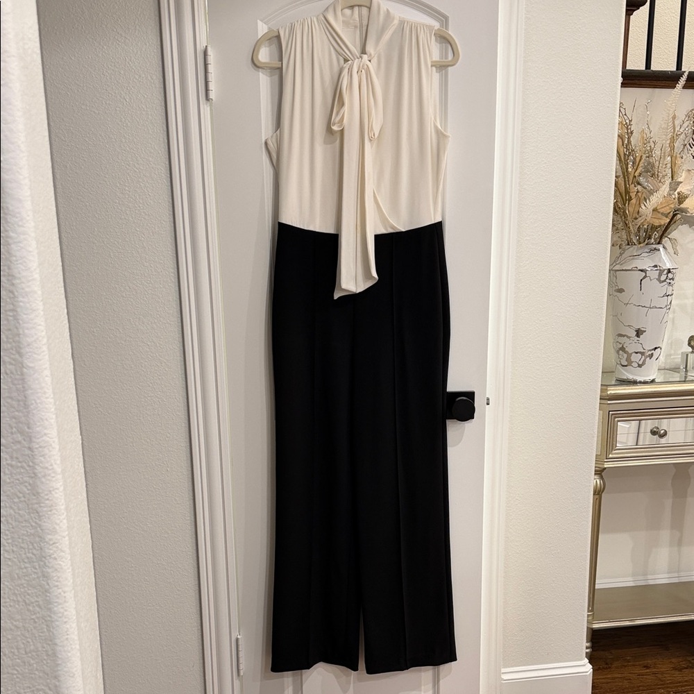 White House Black Market Two-Tone Jumpsuit